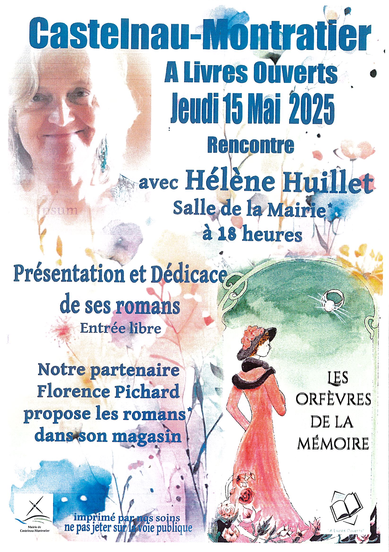 Figeac : Rencontre avec l'autrice Hélène Huillet