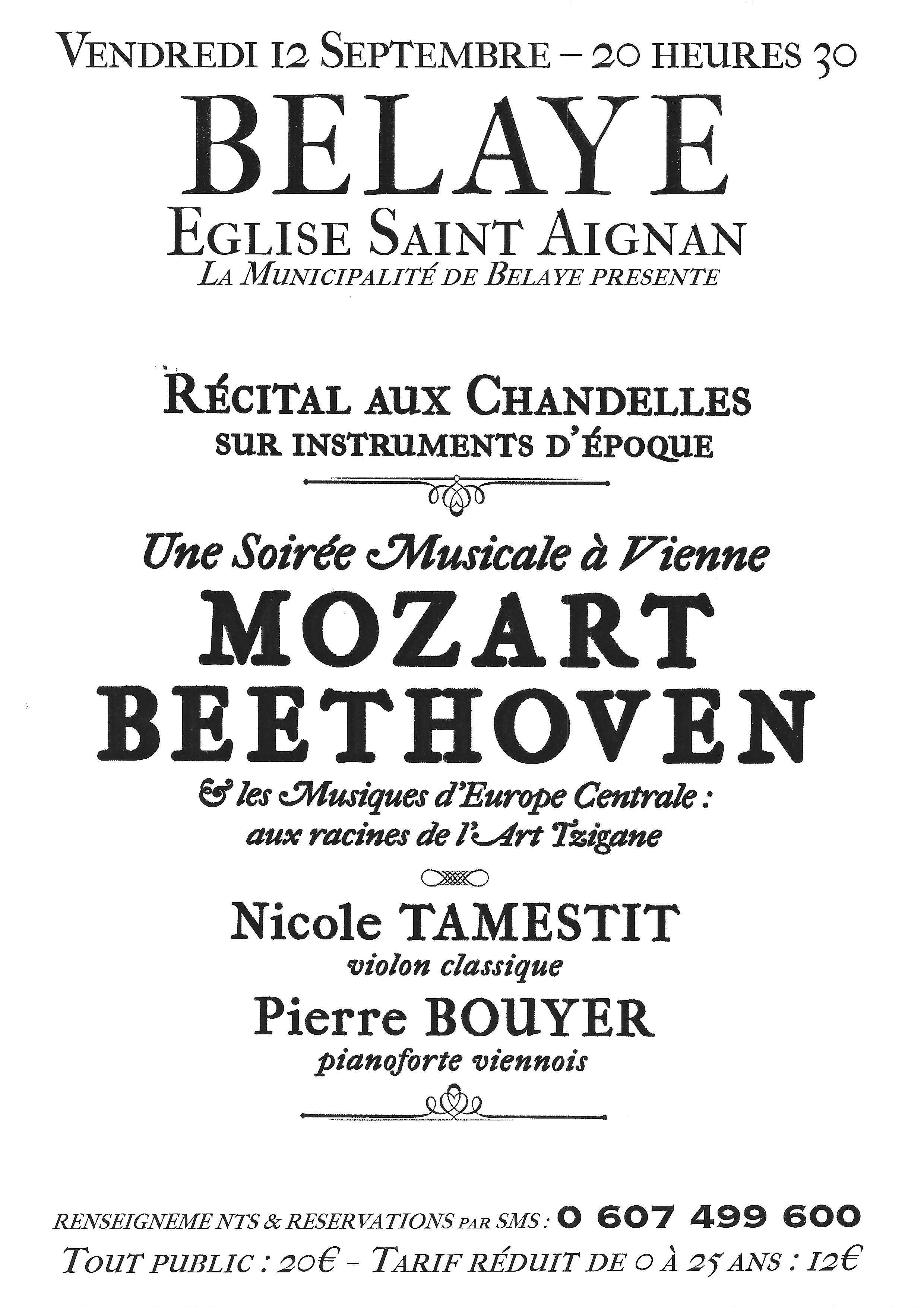 Figeac : Récital aux chandelles sur instruments d'époque