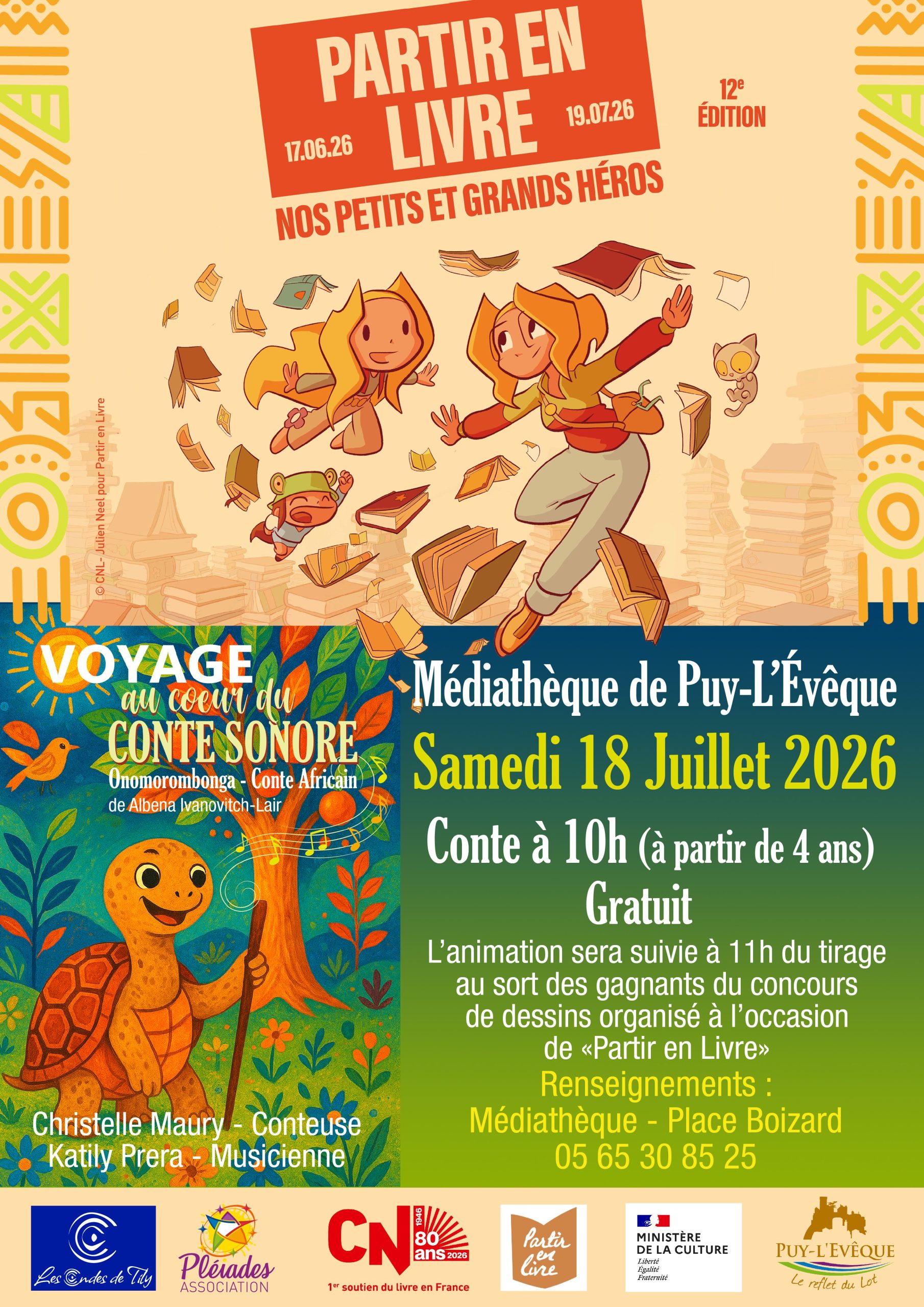 Figeac : Partir en livre : animation contée et musicale