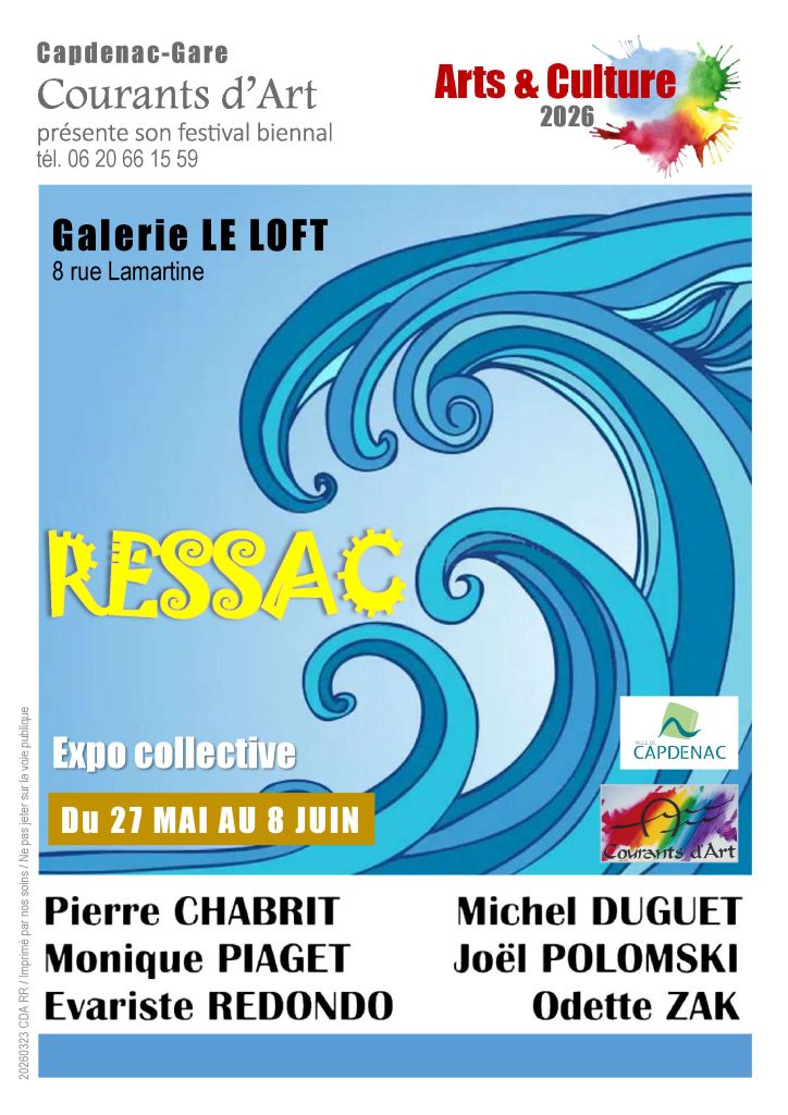 Figeac : Le festival biennal Arts et Culture : expo Ressac