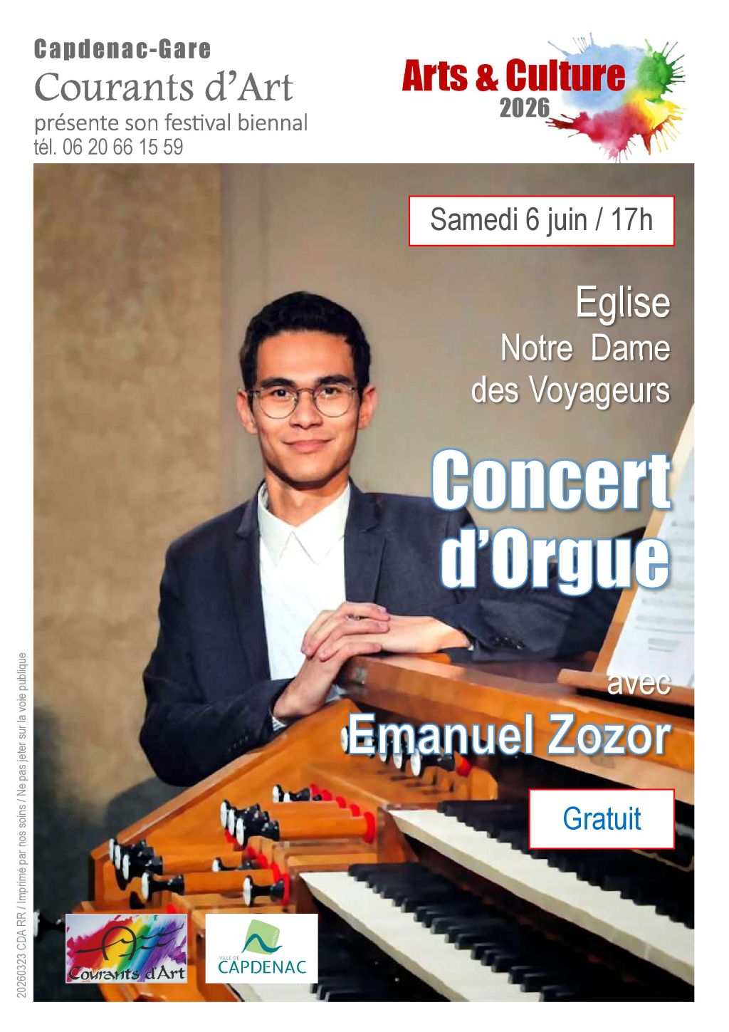 Figeac : Le festival biennal Arts et Culture : Concert d'orgues