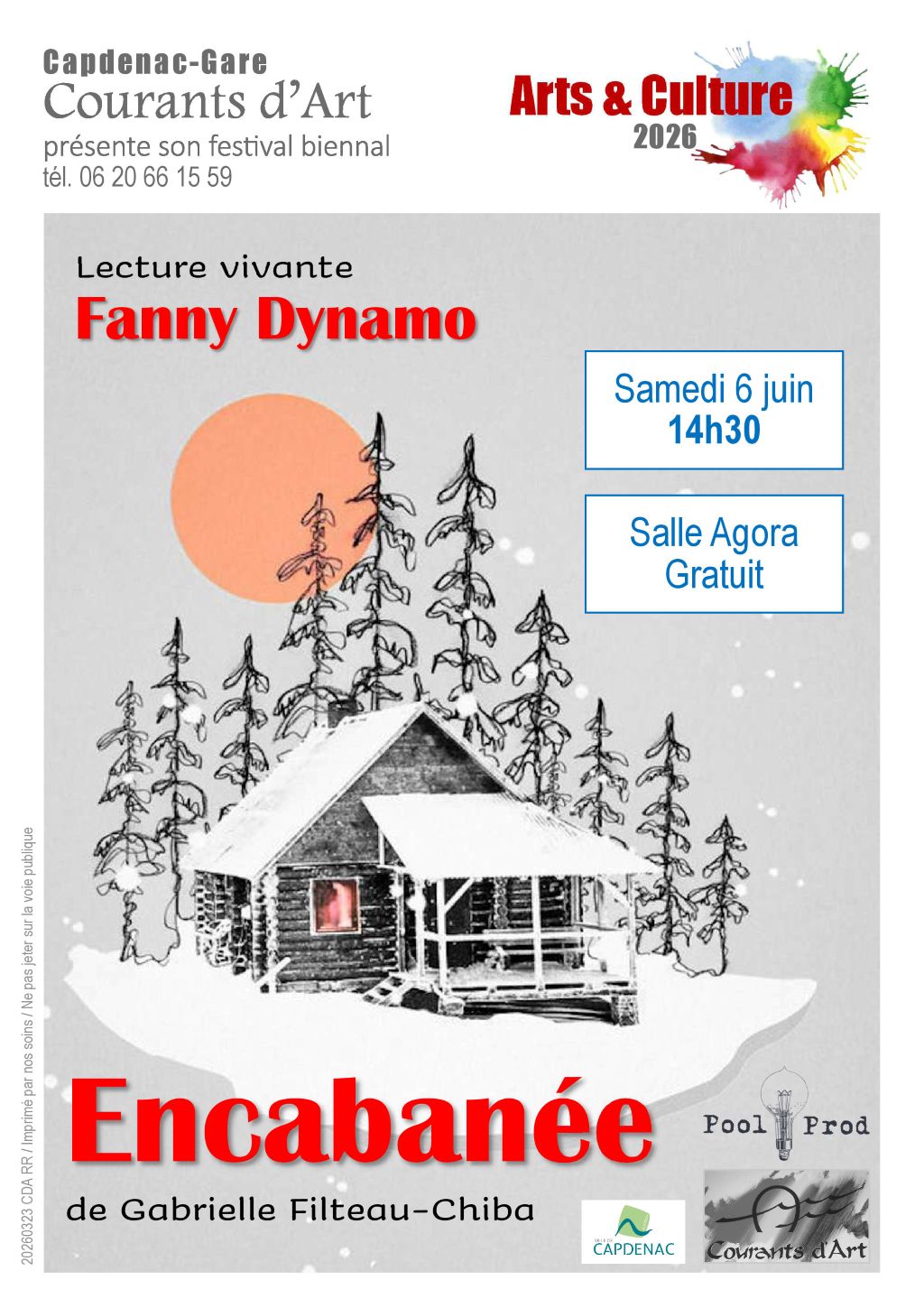 Figeac : Le festival biennal Arts et Culture : lecture vivante 