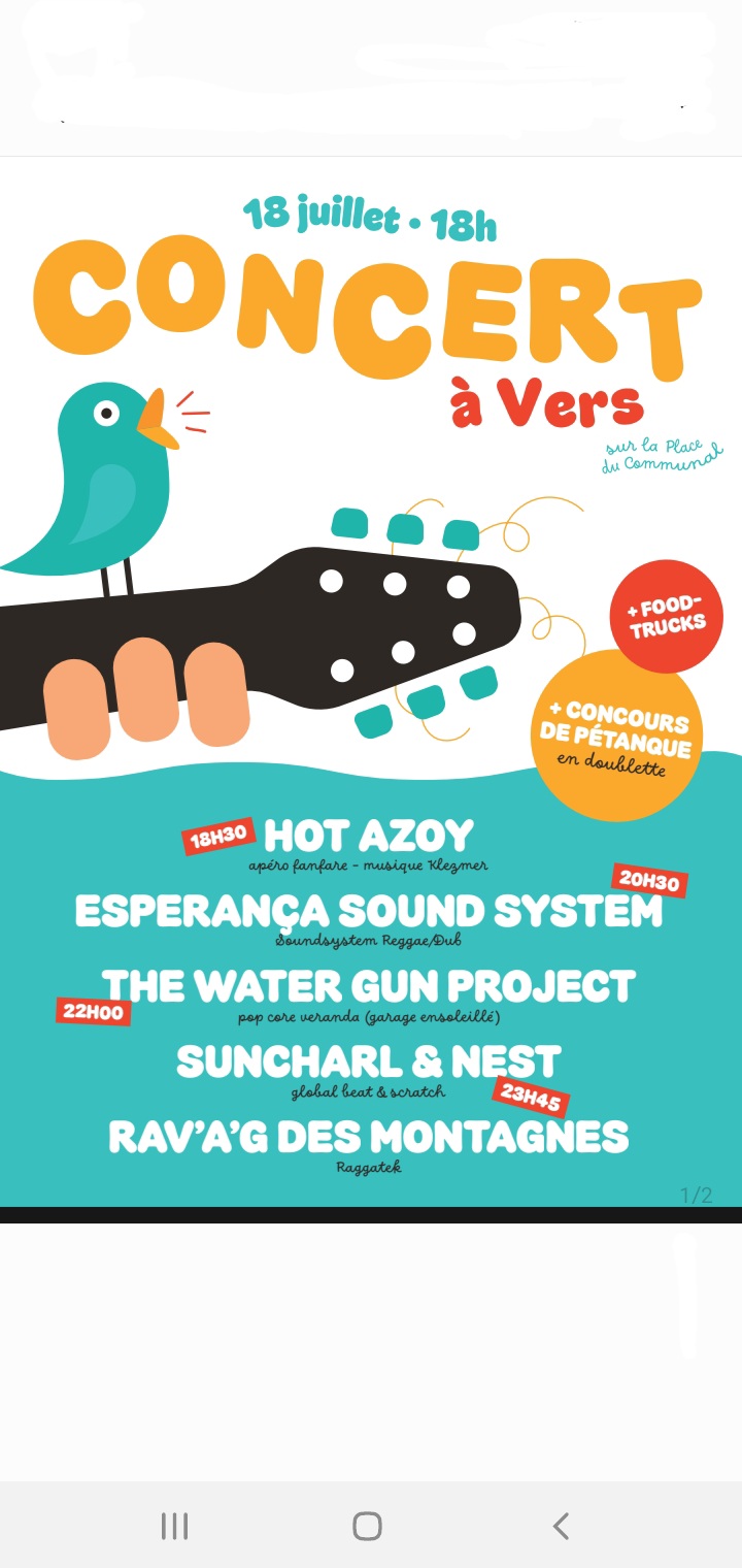 Figeac : Concert éclectique à Vers