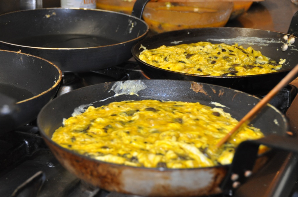 Figeac : Omelette Géante aux Truffes à Lalbenque