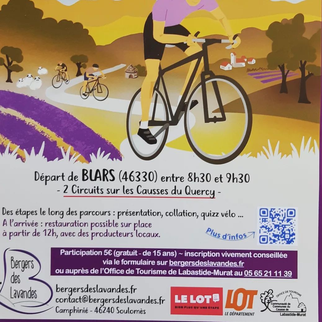 Figeac : Les 46 km cyclo des lavandes
