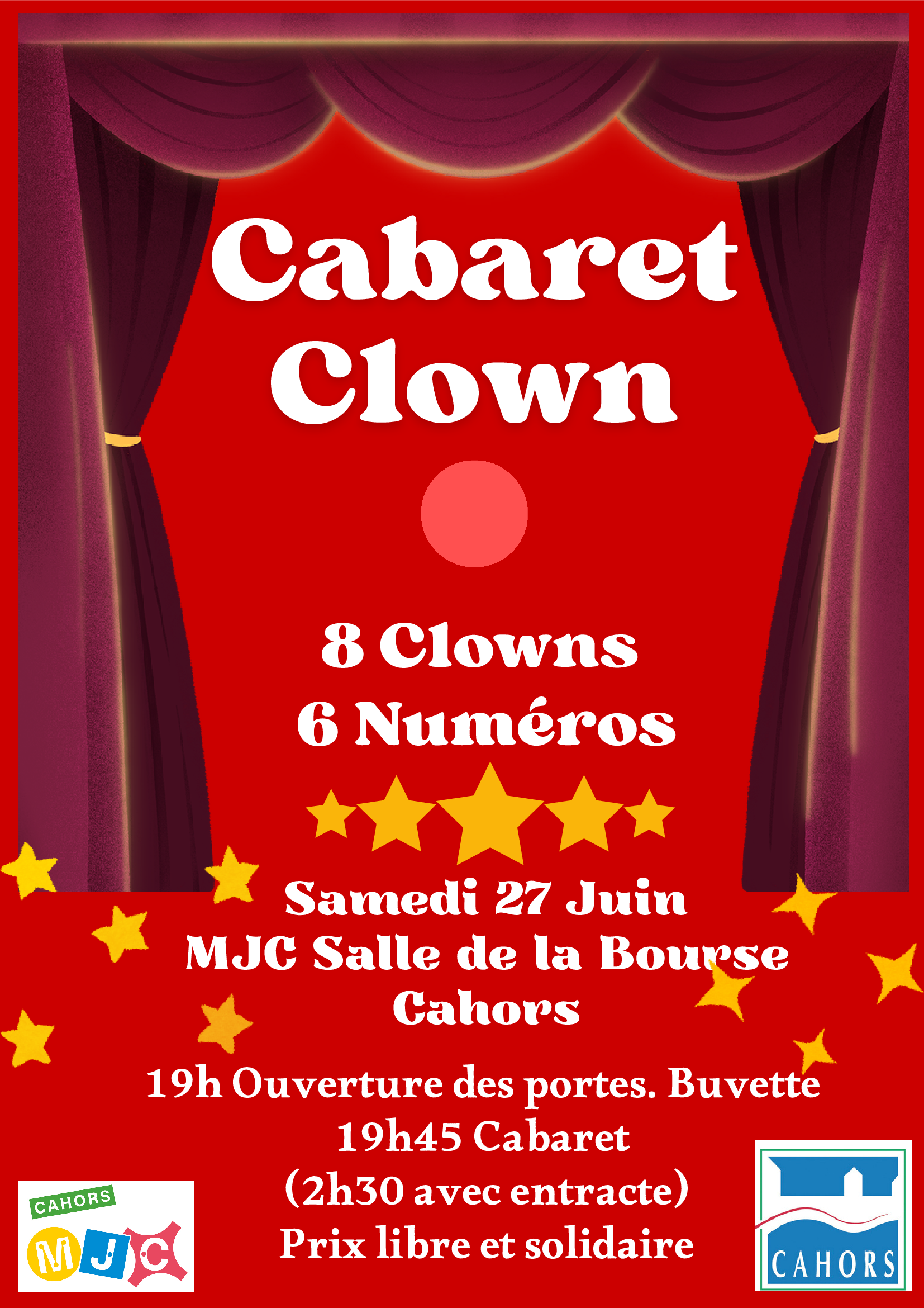 Figeac : Cabaret Clown à la MJC de Cahors