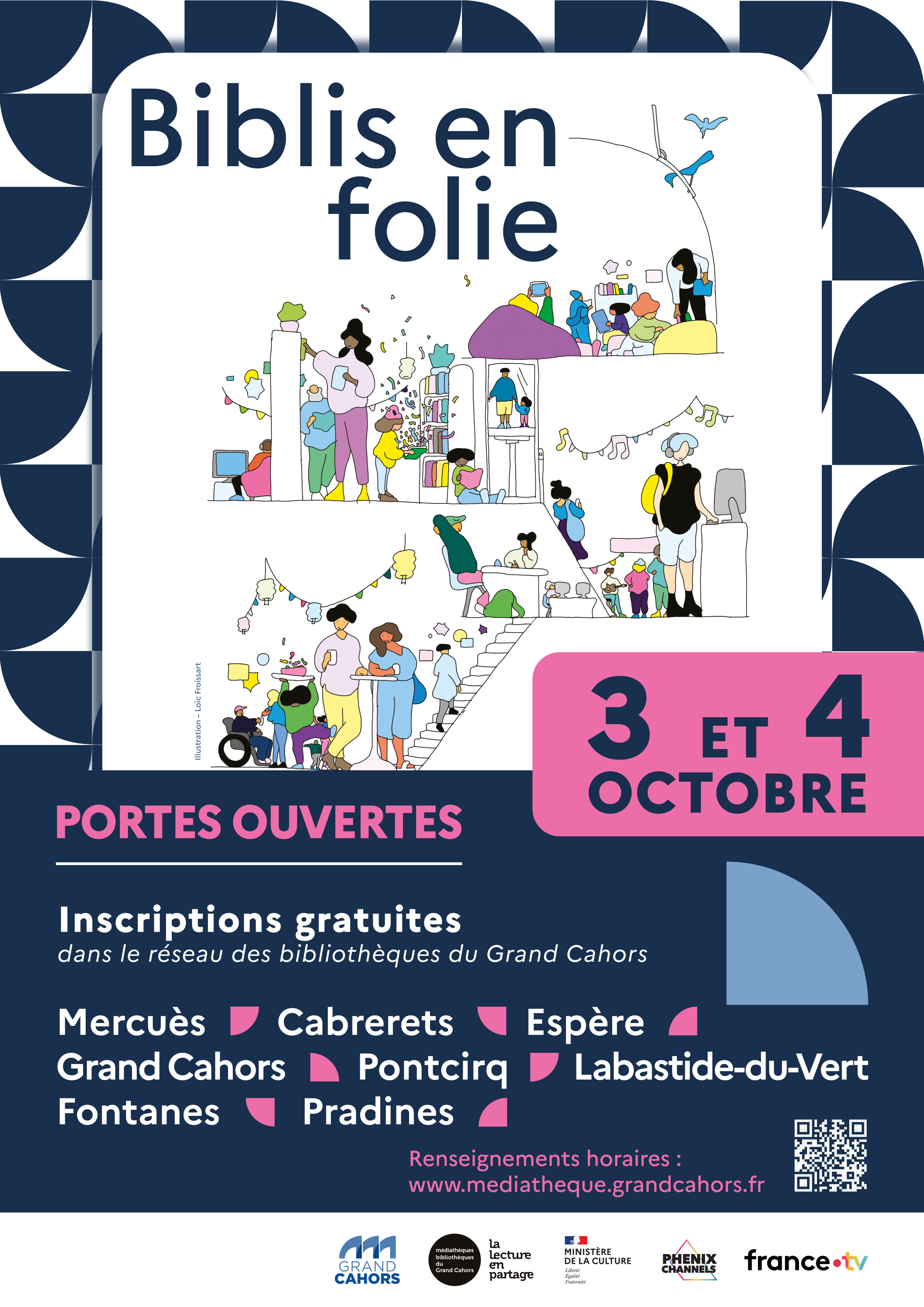Biblis en folie : Portes ouvertes et petit-déjeuner littéraire à la Médiathèque de Mercuès