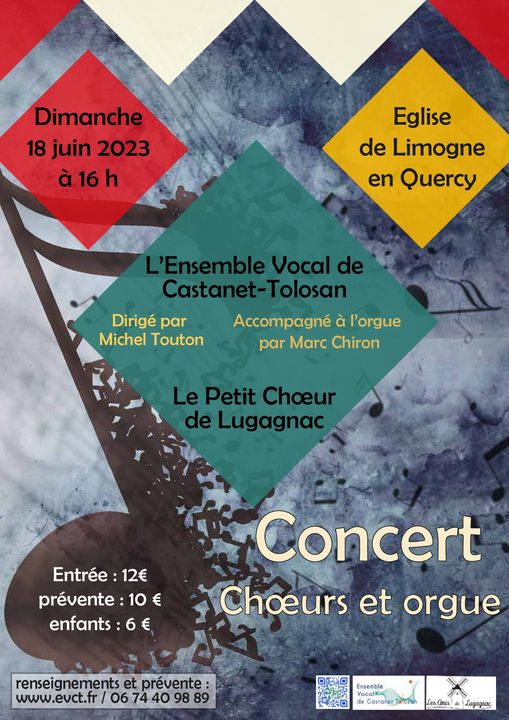 Figeac : Concert à l'église de Limogne: Ensemble Vocal de Castanet-Tolosan