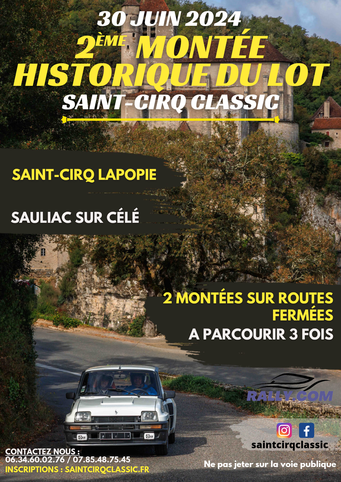 Figeac : Saint-Cirq classic, 2ème montée historique du Lot
