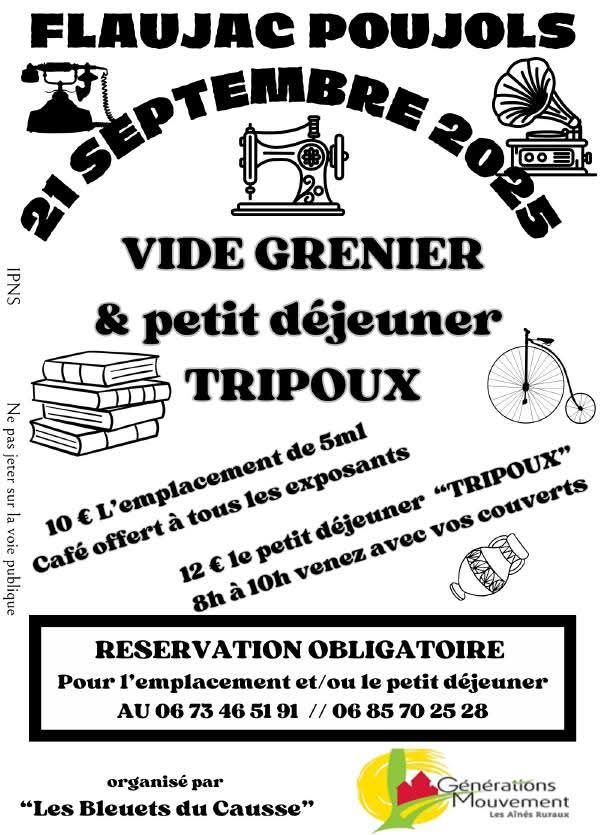 Figeac : Vide-greniers à Flaujac-Poujols