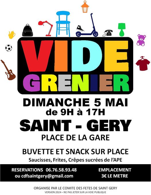 Vide-greniers à Saint-Géry