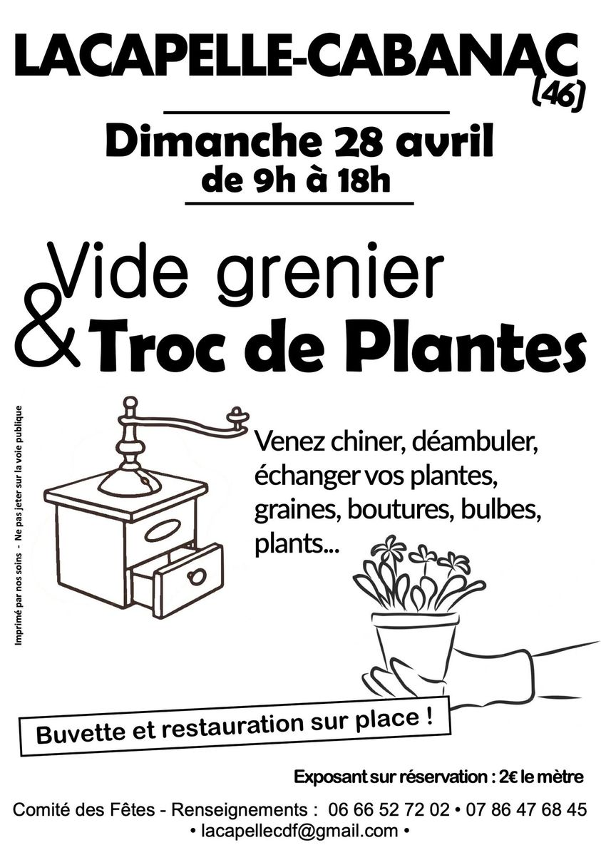 Figeac : Vide-Greniers et Troc de Plantes à Lacapelle-Cabanac