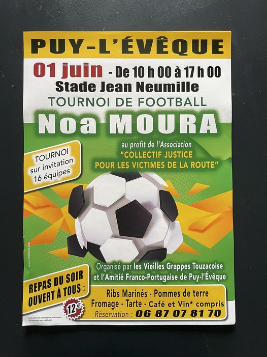 Tournoi de foot Noa Moura à Puy-l'Evêque