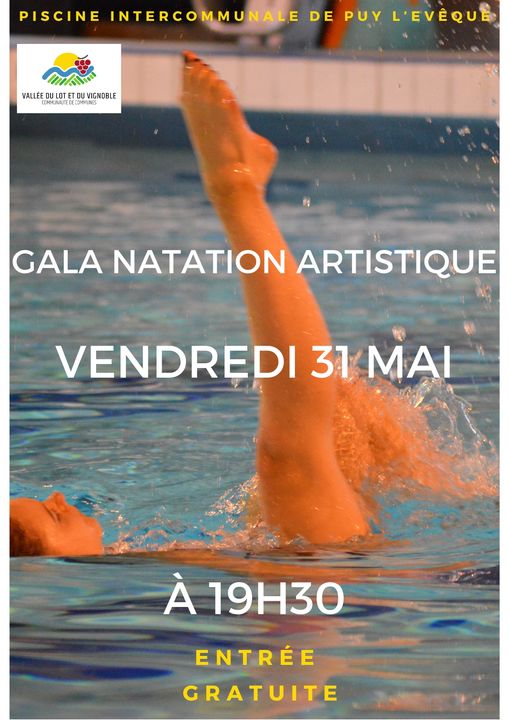 Gala de natation artistique à Puy-l'Evêque