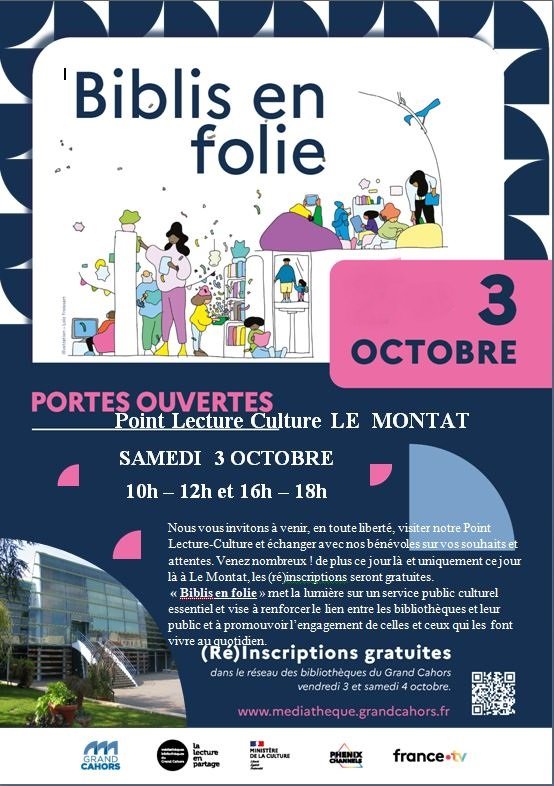 Figeac : Biblis en folie : portes ouverte  au point lecture de Labastide-du-Vert