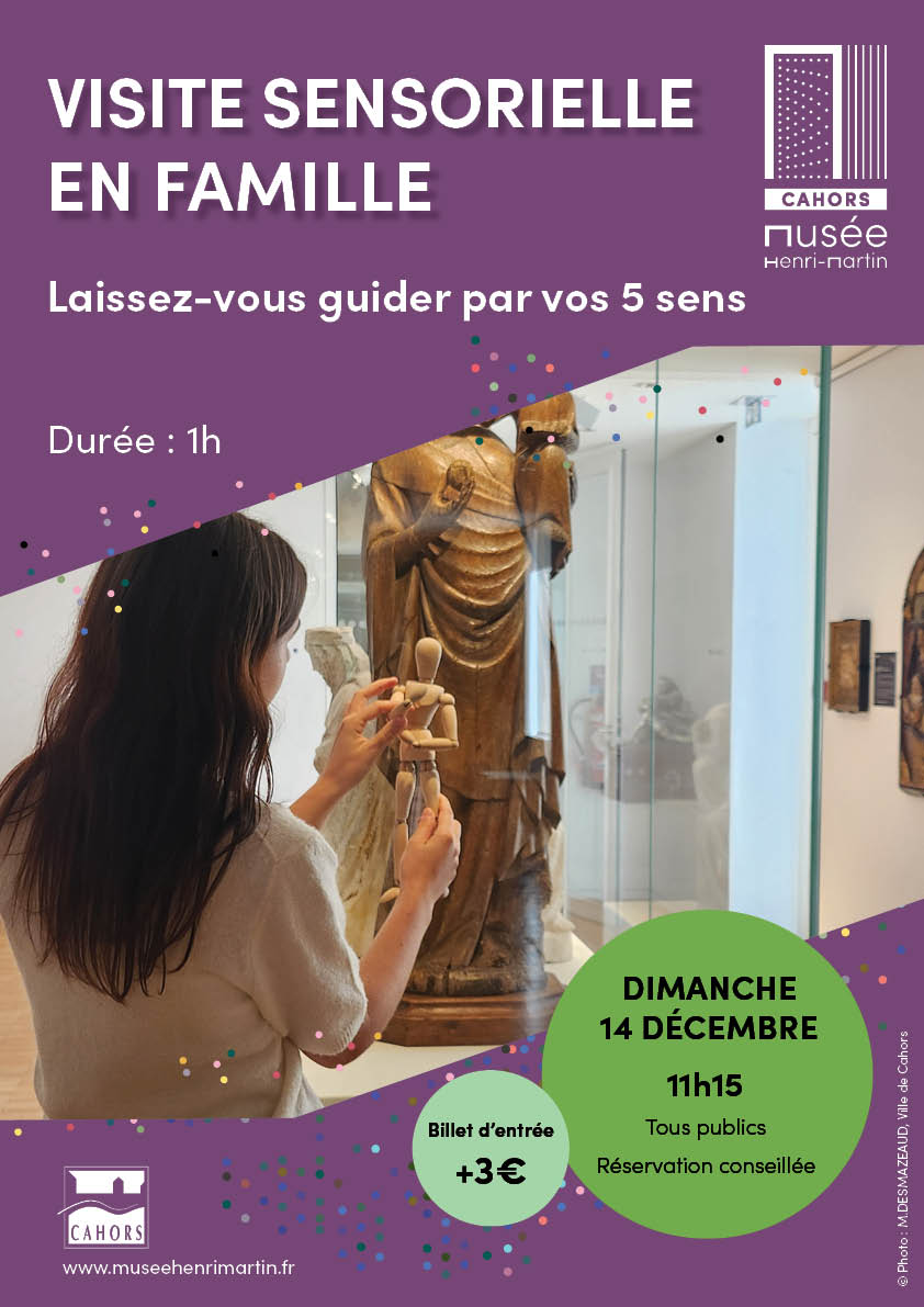 Figeac : Visite sensorielle en famille au Musée Henri-Martin