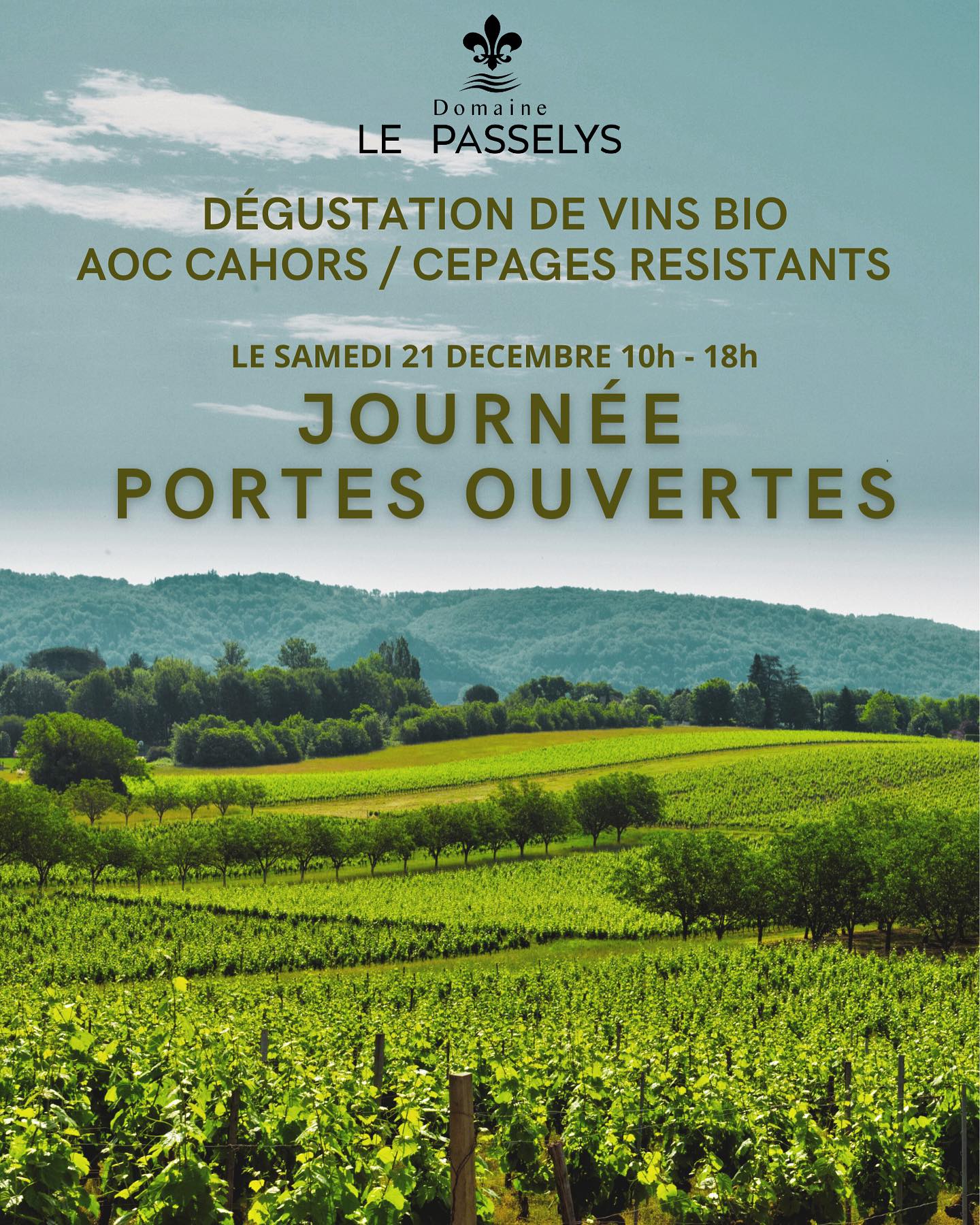 Domaine Le Passelys :  Portes-ouvertes