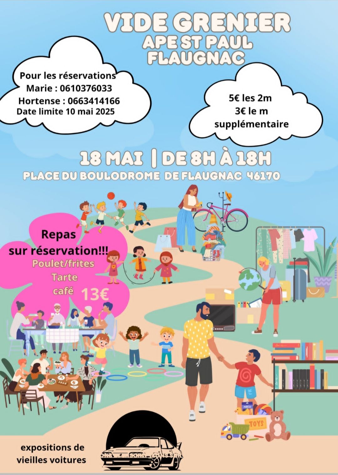 Figeac : Vide-greniers à Saint-Paul-Flaugnac
