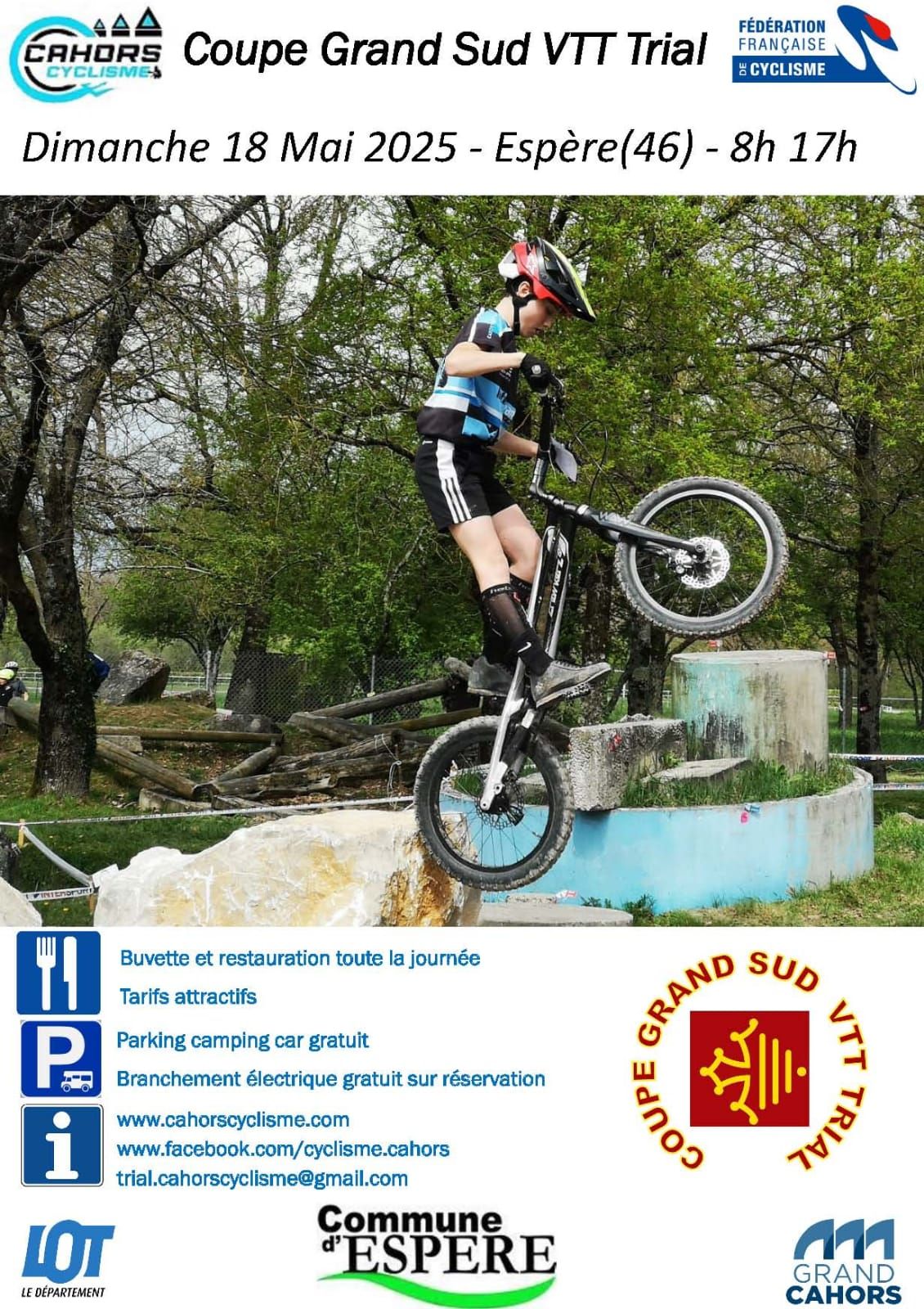 Figeac : VTT Trial à Espère