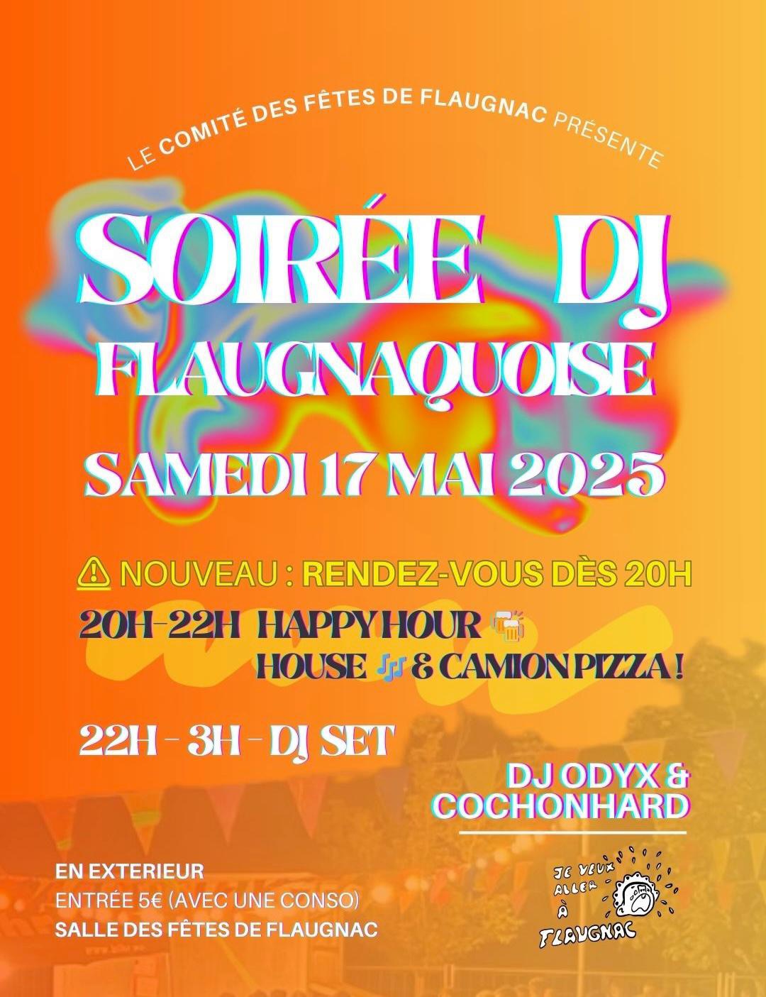 Figeac : Soirée DJ à Flaugnac