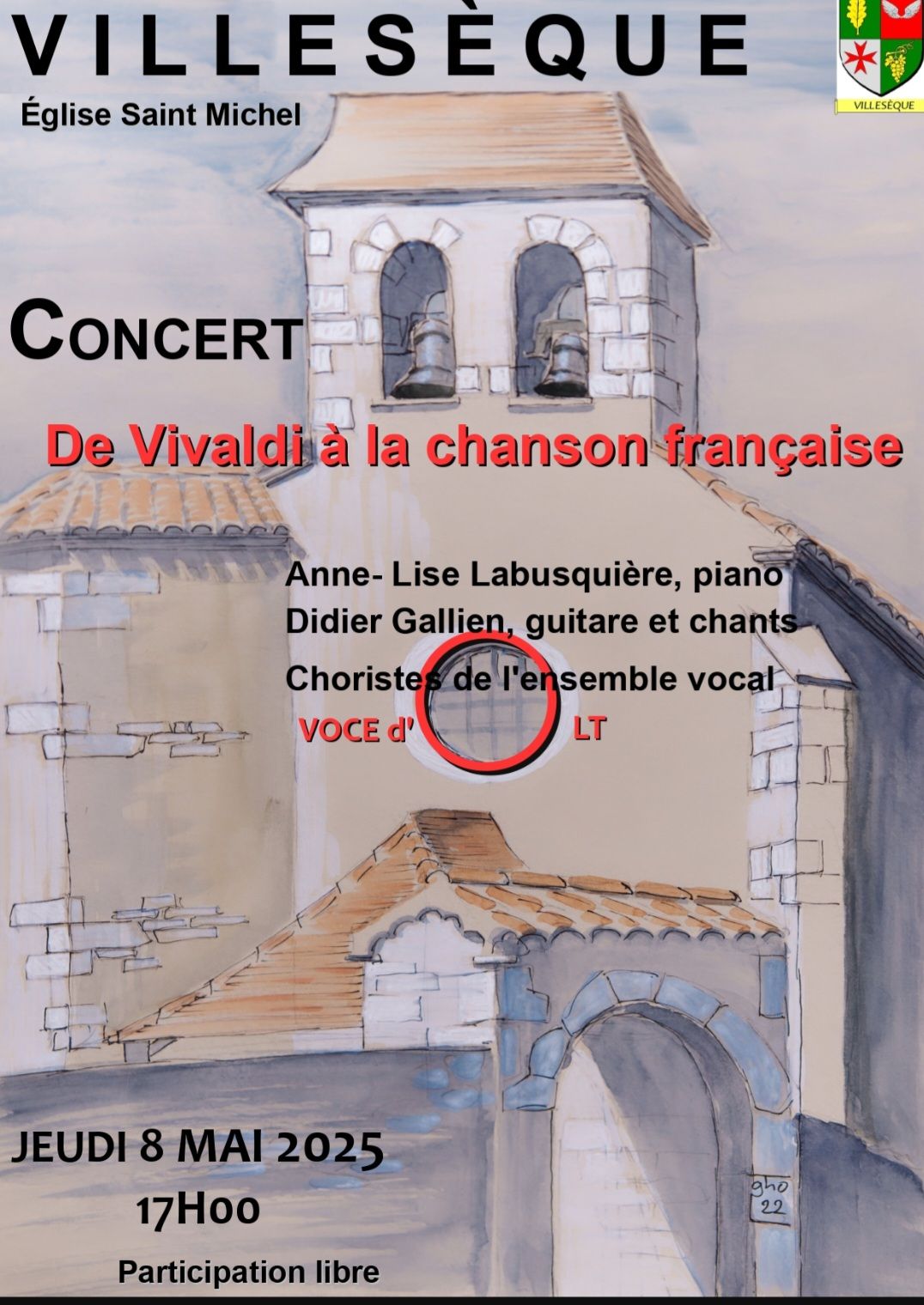 Figeac : Concert de la chorale 