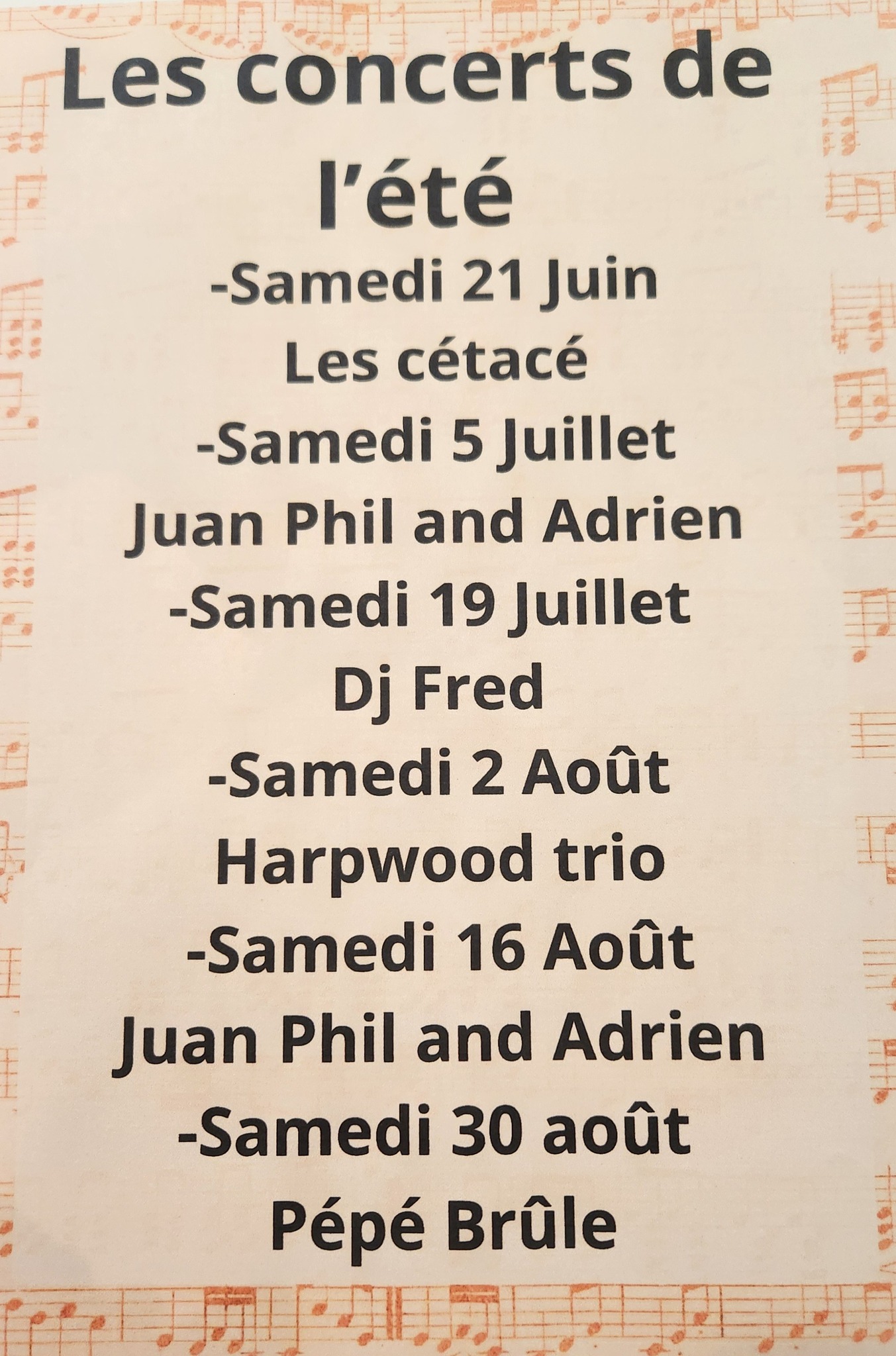 Figeac : Concert au restaurant Au bout de la rue: Juan Phil and Adrien