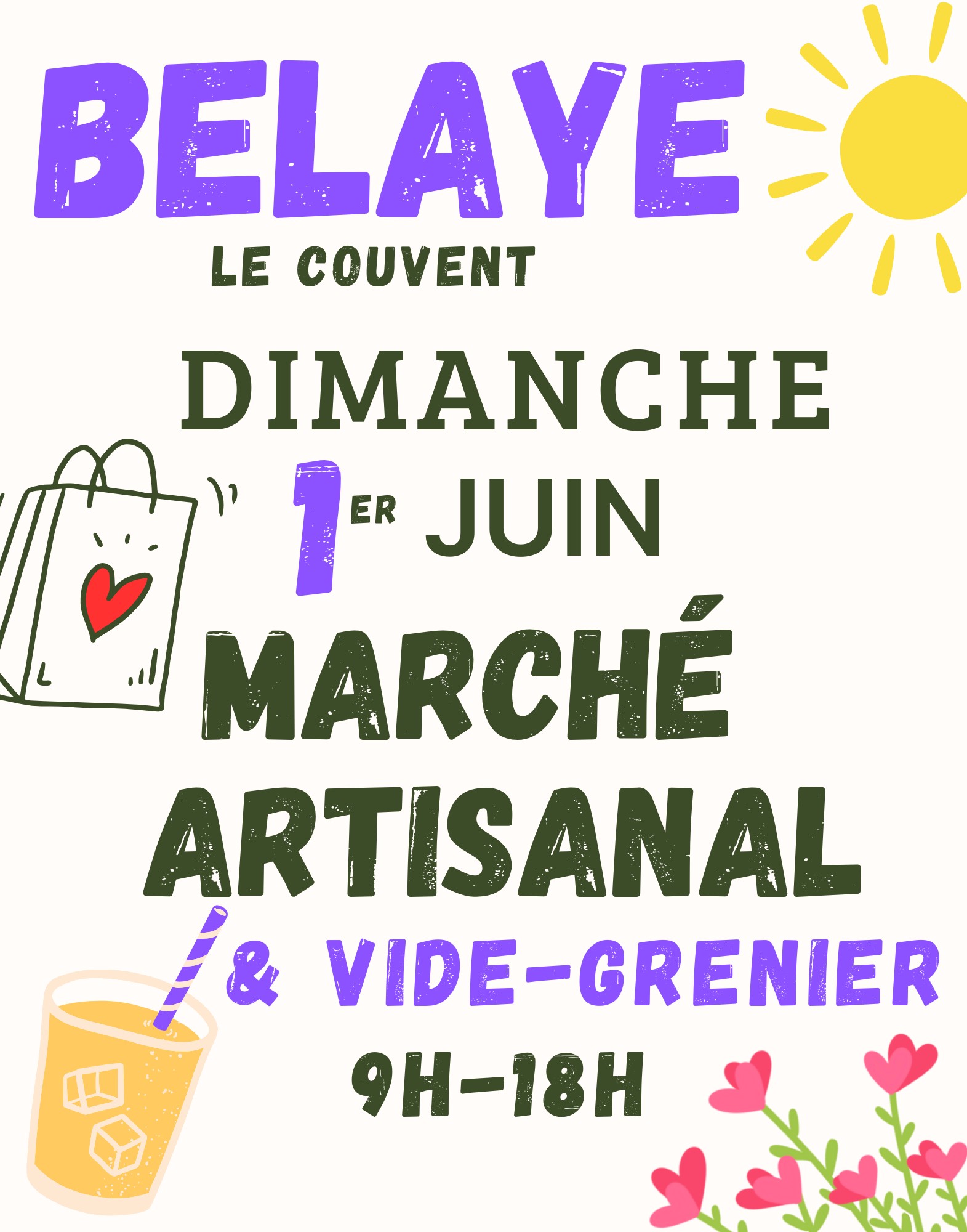 Figeac : Marché artisanal et vide greniers