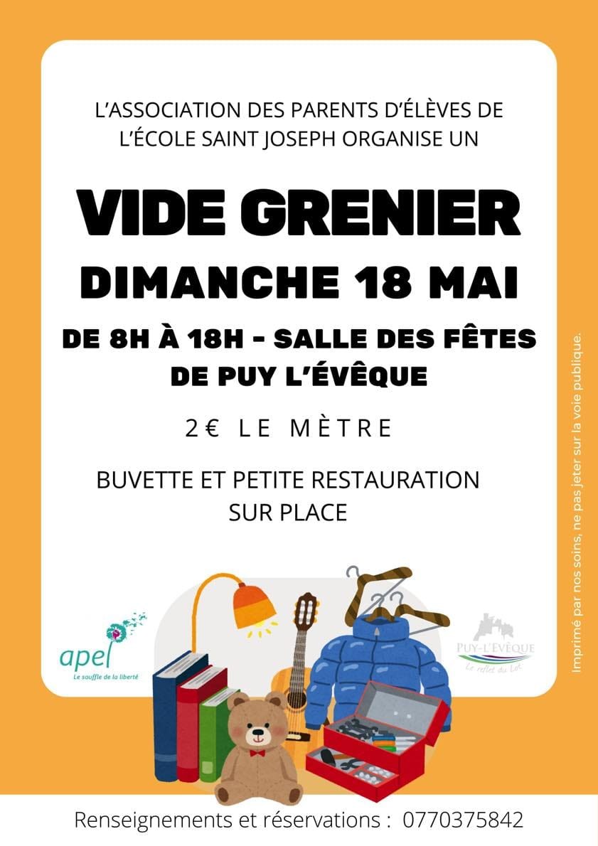 Figeac : Vide-greniers à Puy-l'Evêque