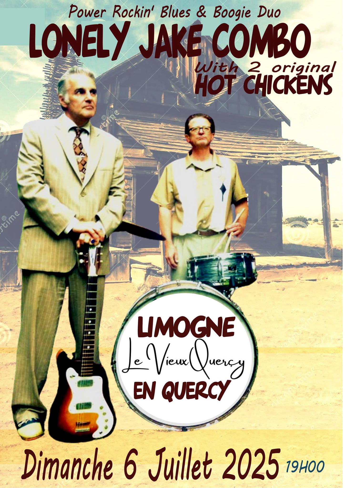 Figeac : Concert au Vieux Quercy: Lonely Jake Combo