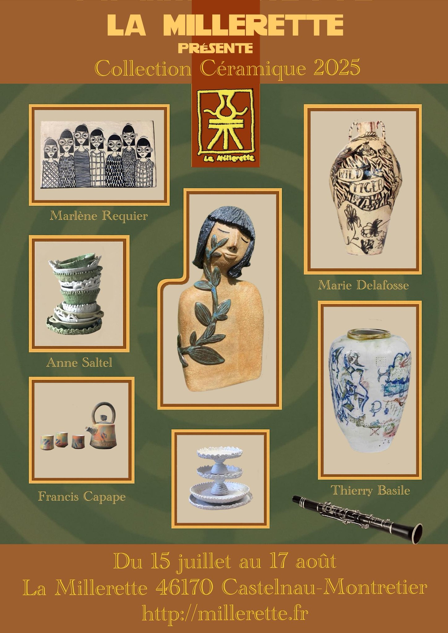 Figeac : Exposition de céramique à la Millerette