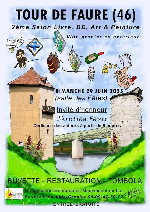 Figeac : Salon du livre, BD, arts et peintures