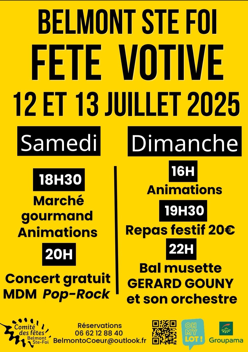 Figeac : Fête votive de Belmont Sainte-Foi
