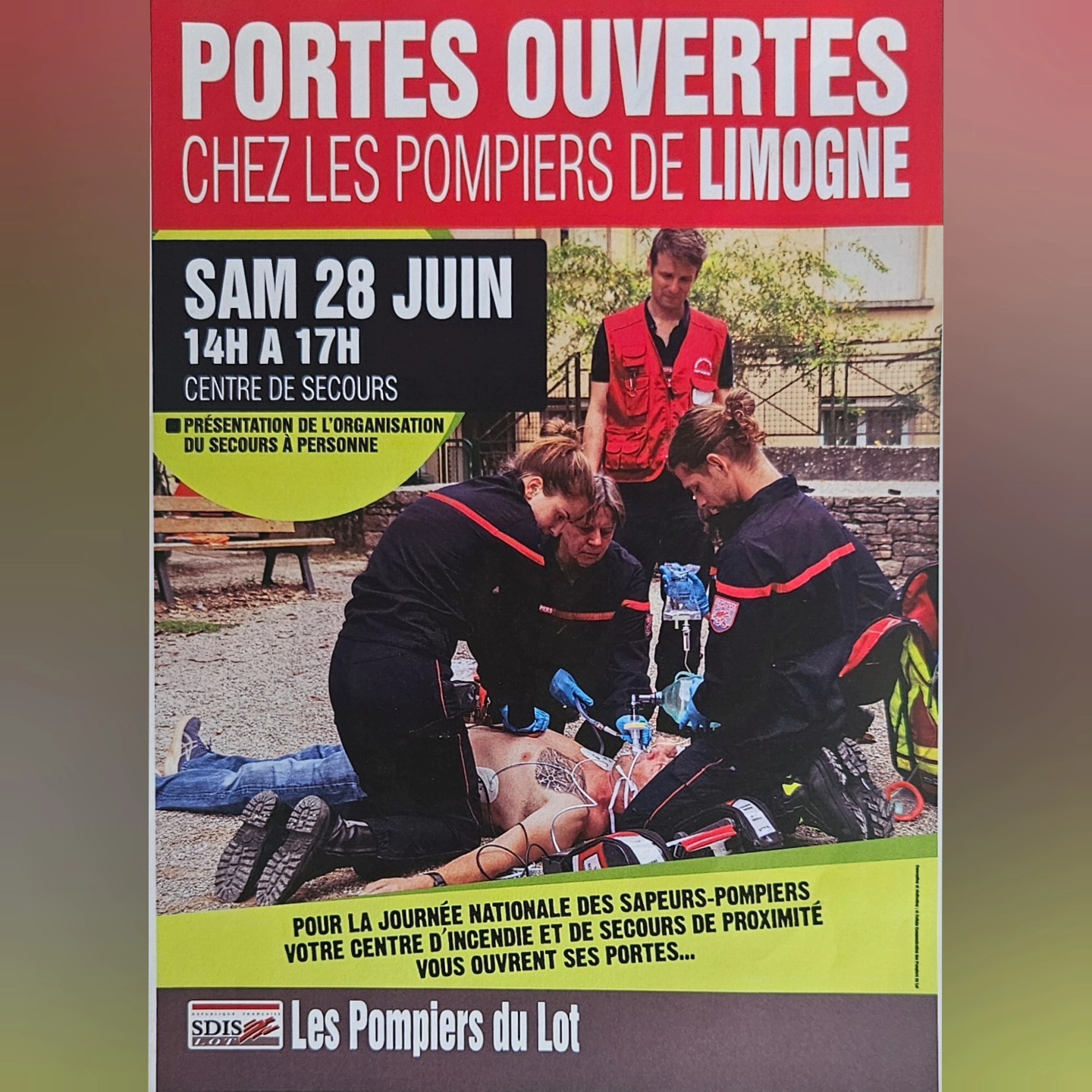 Figeac : Portes Ouvertes Chez les Pompiers de Limogne