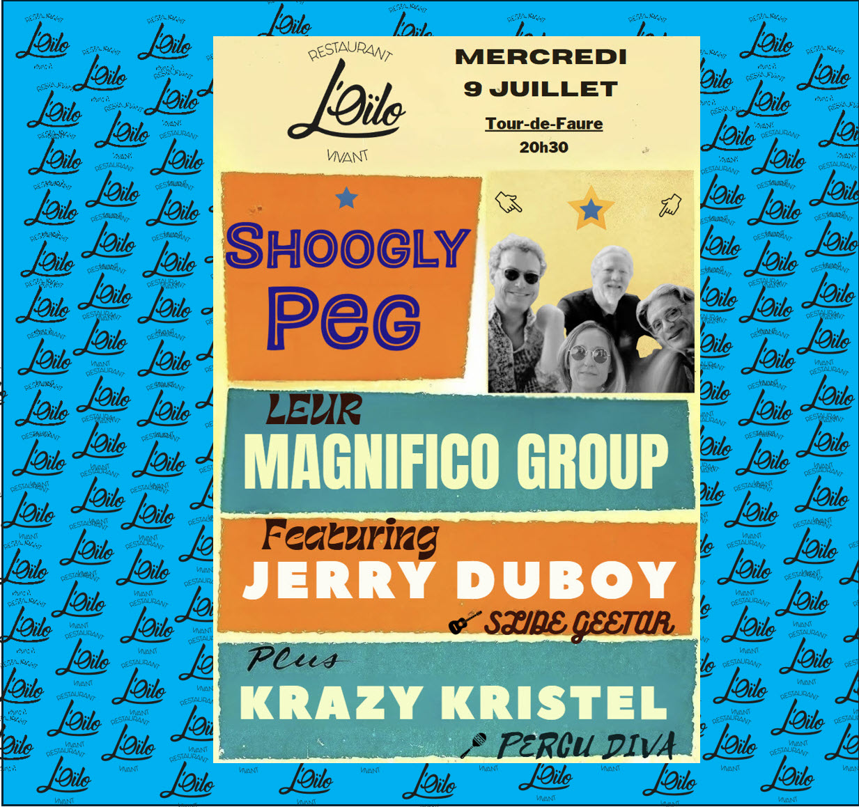 Figeac : Concert à l'Oïlo: Shoogly Peg