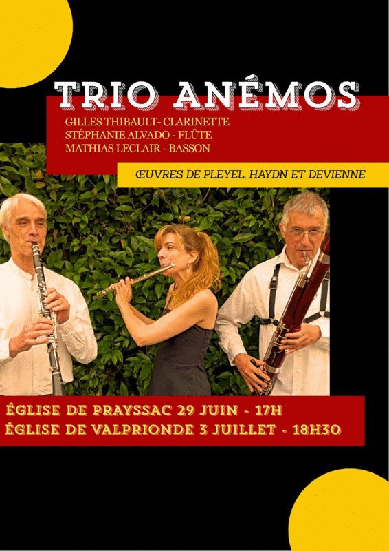 Figeac : Trio Anémos en concert