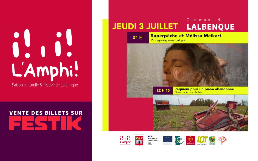 Amphithéâtre de Lalbenque: Superpêche et Mélissa Meikart / 