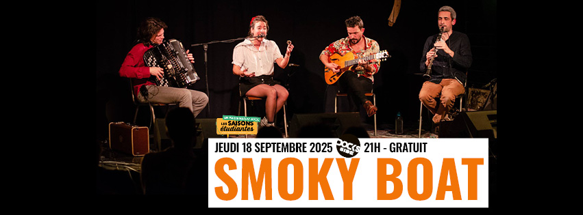 Figeac : Concert aux Docks : Smokey Boat