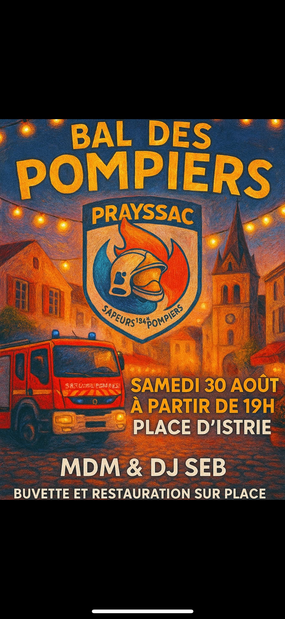 Figeac : Bal des pompiers à Prayssac