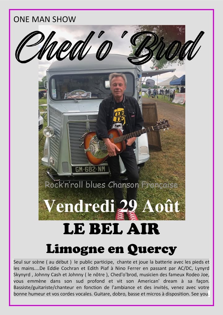 Figeac : Concert au camping Bel Air : Ched'O'Brod
