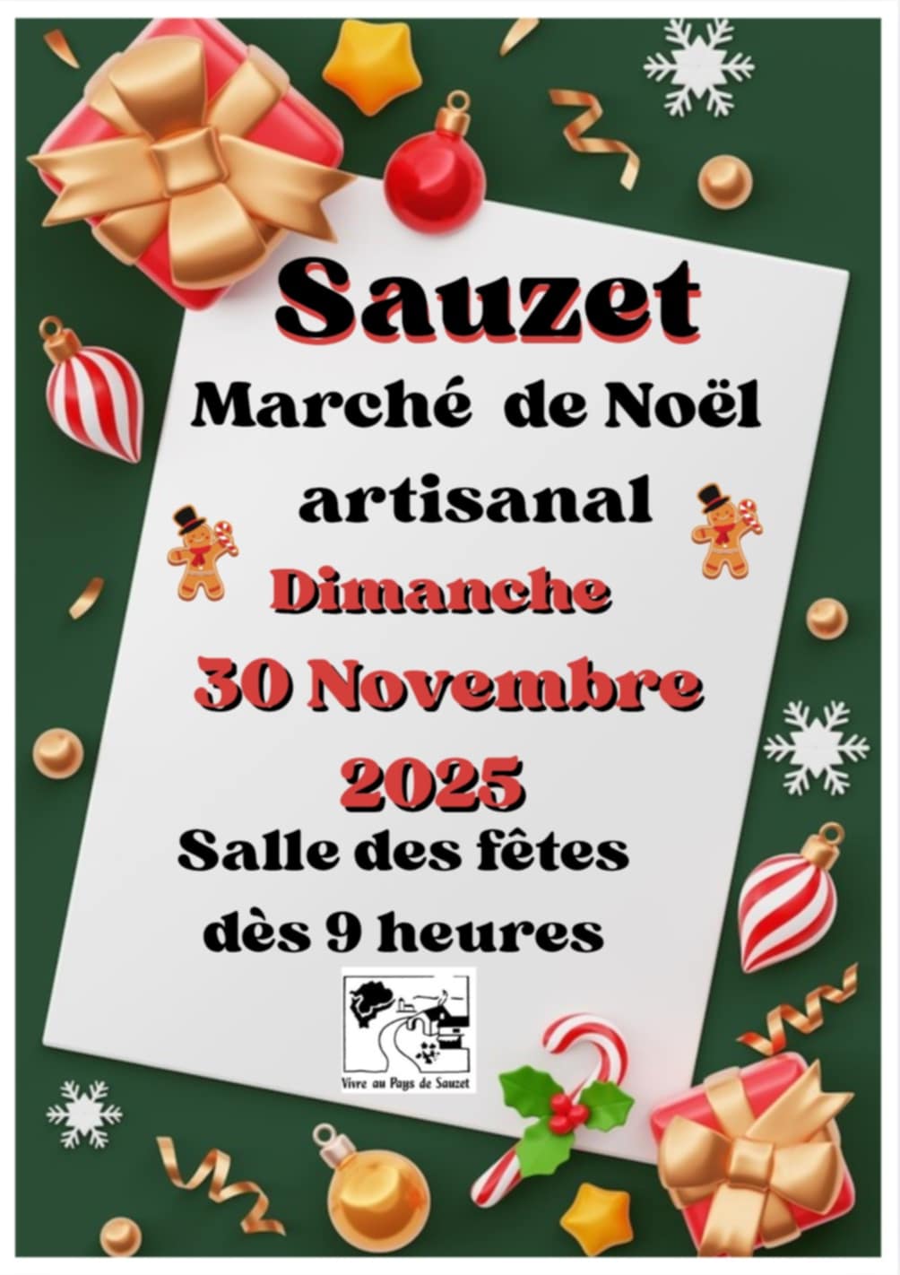 Figeac : Marché de Noël Artisanal de Sauzet