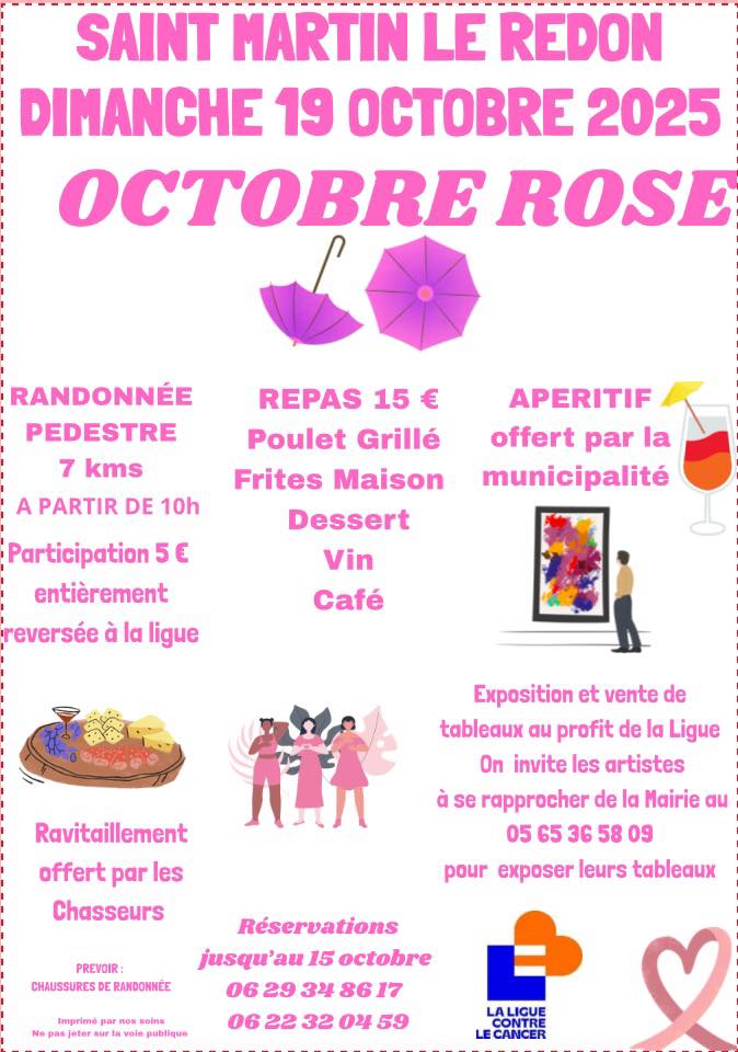 Figeac : Rando octobre rose