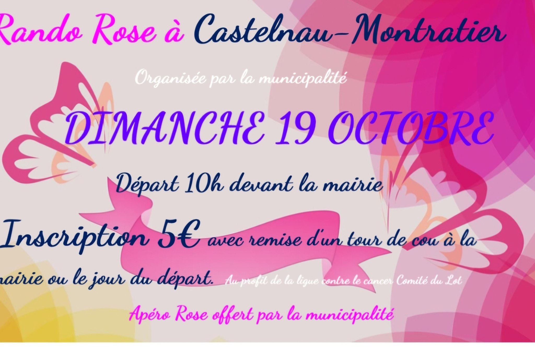 Figeac : Rando Rose à Castelnau-Montratier