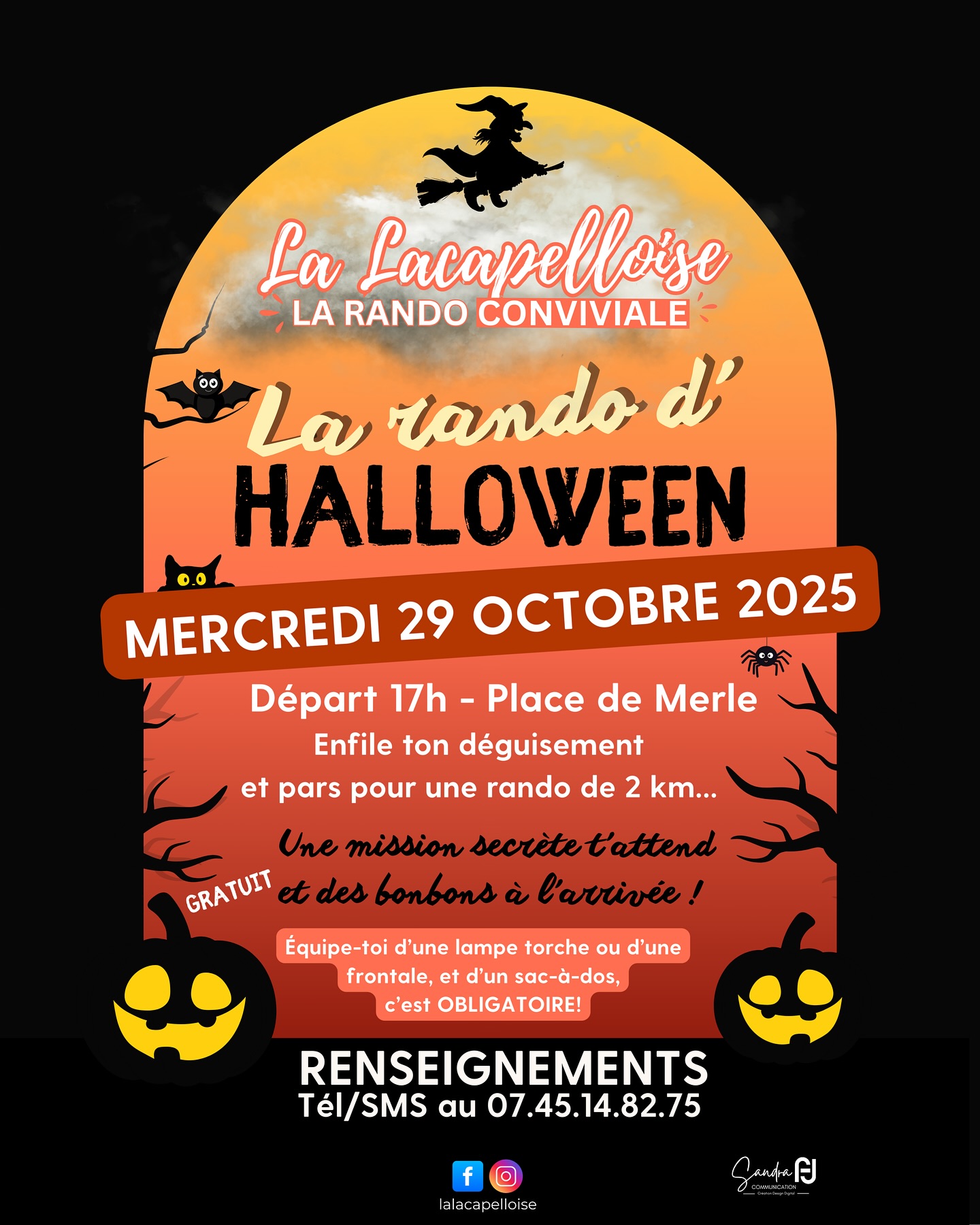 Figeac : La rando d'Halloween à Lacapelle (Cahors)