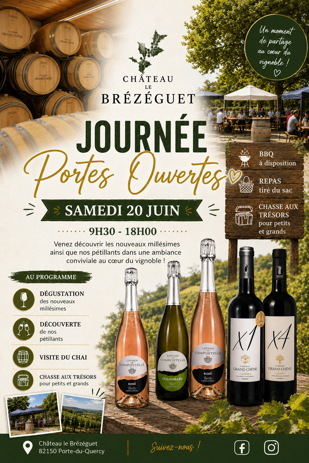 Figeac : Portes Ouvertes au Chateau Le Brézéguet