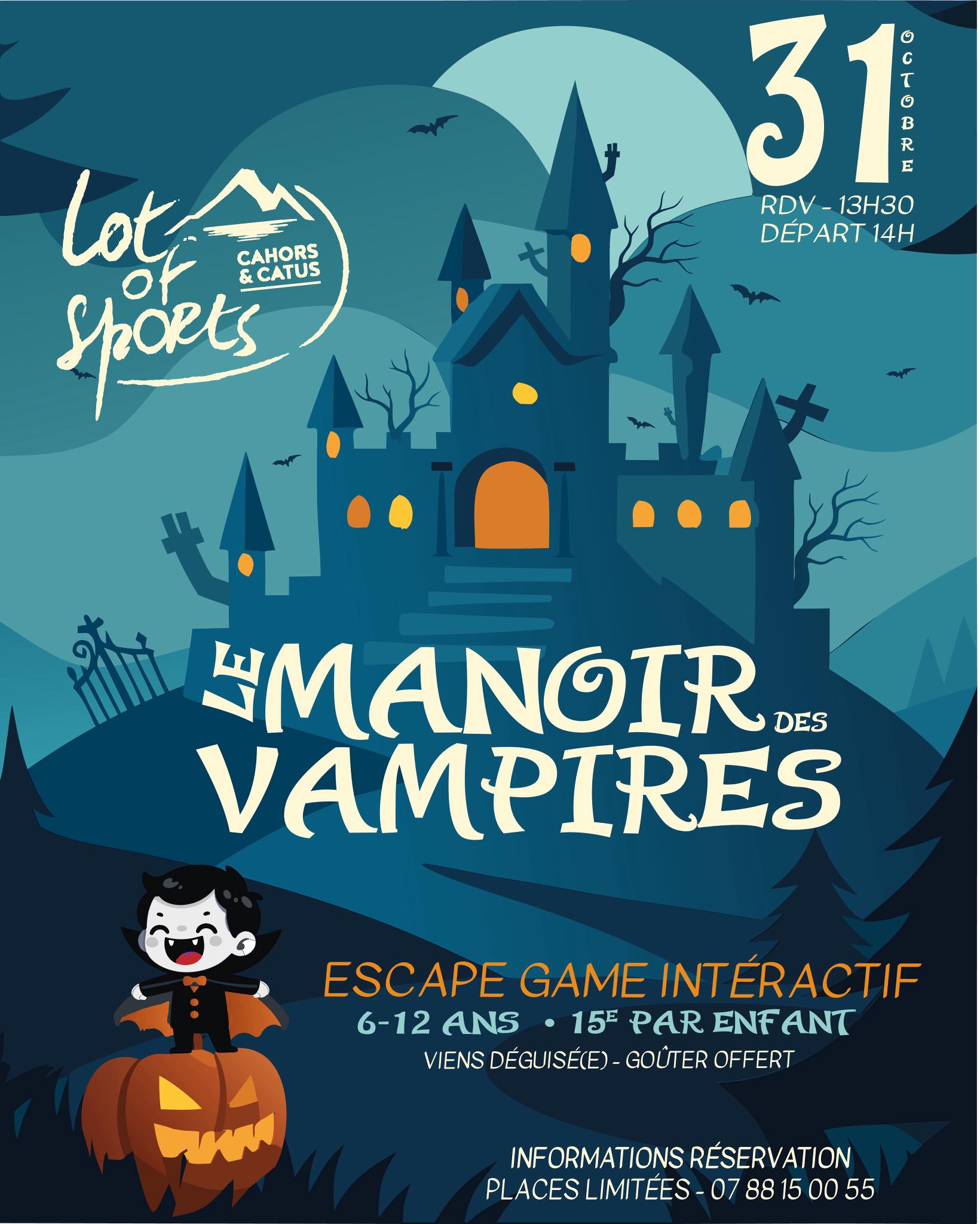 Figeac : Le Manoir des vampires : Escape game interactif