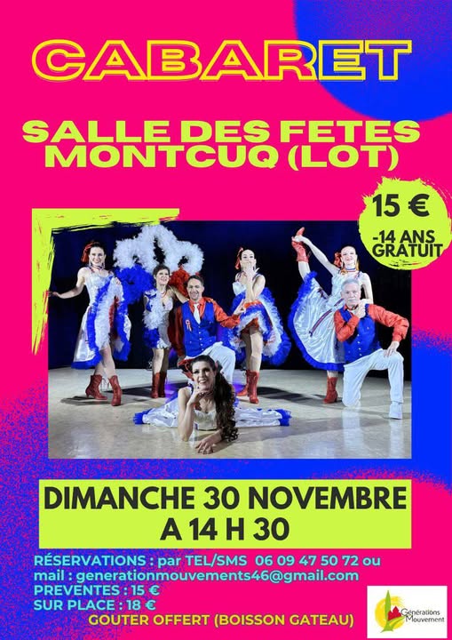 Figeac : Après-midi Cabaret à Montcuq
