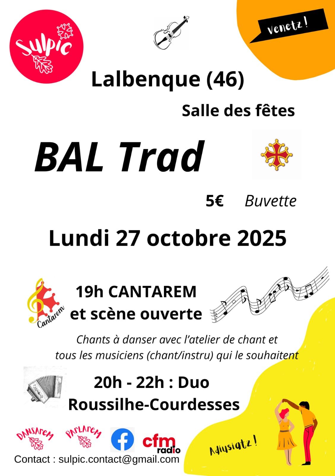 Figeac : Bal Trad à Lalbenque
