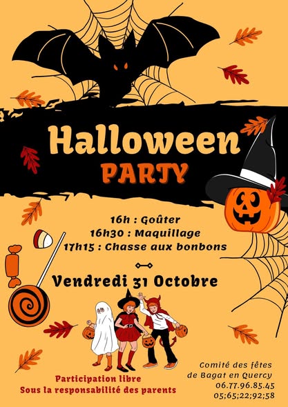 Figeac : Halloween Party à Bagat-en-Quercy