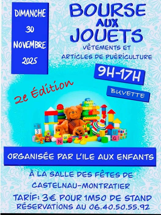 Figeac : Bourse aux jouets à Castelnau-Montratier