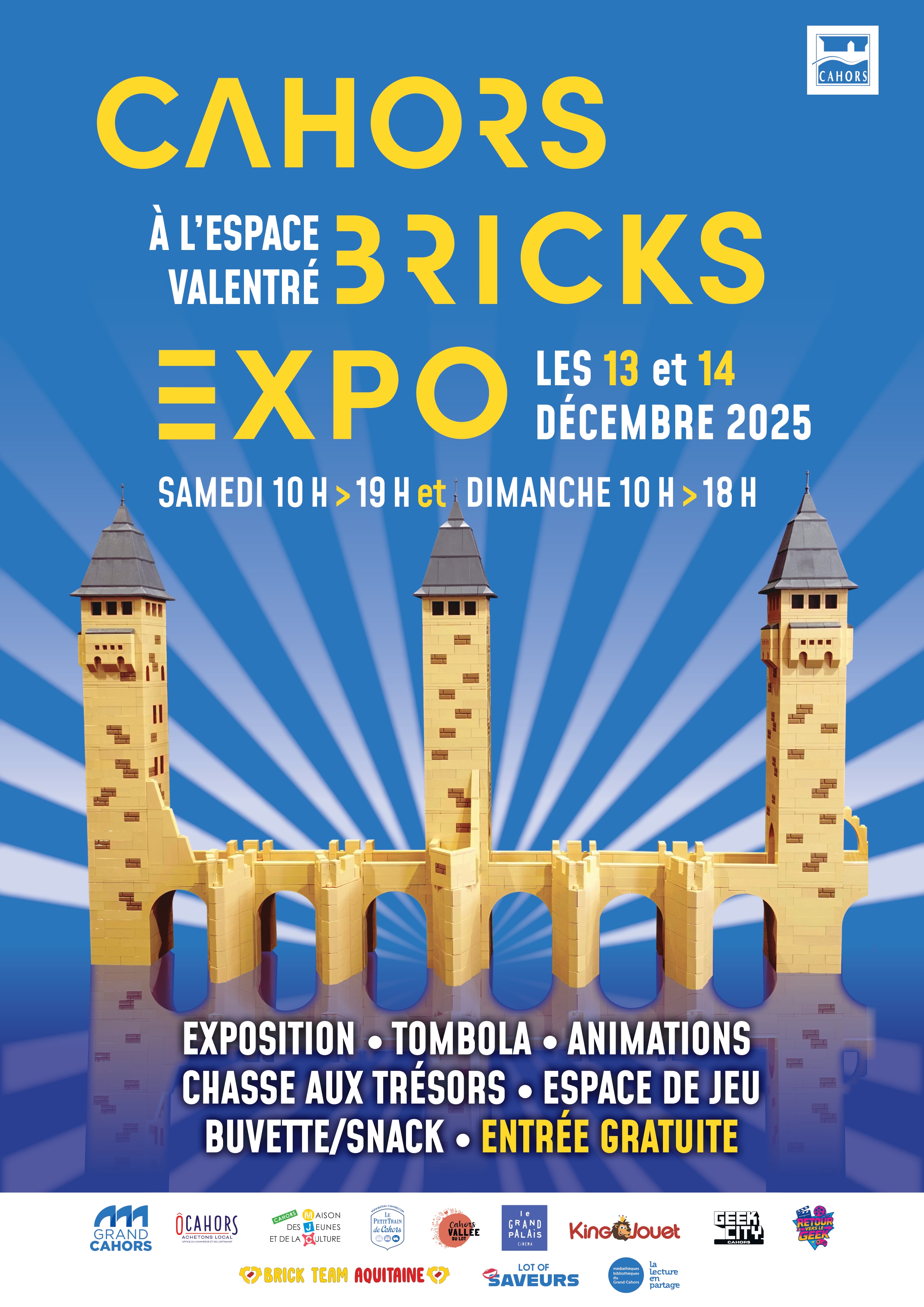 Figeac : Cahors Bricks Expo - Animations Rue du Portail Alban